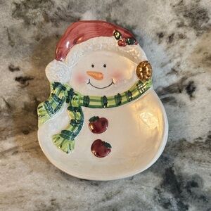 Spoon Rest Snowman Holiday